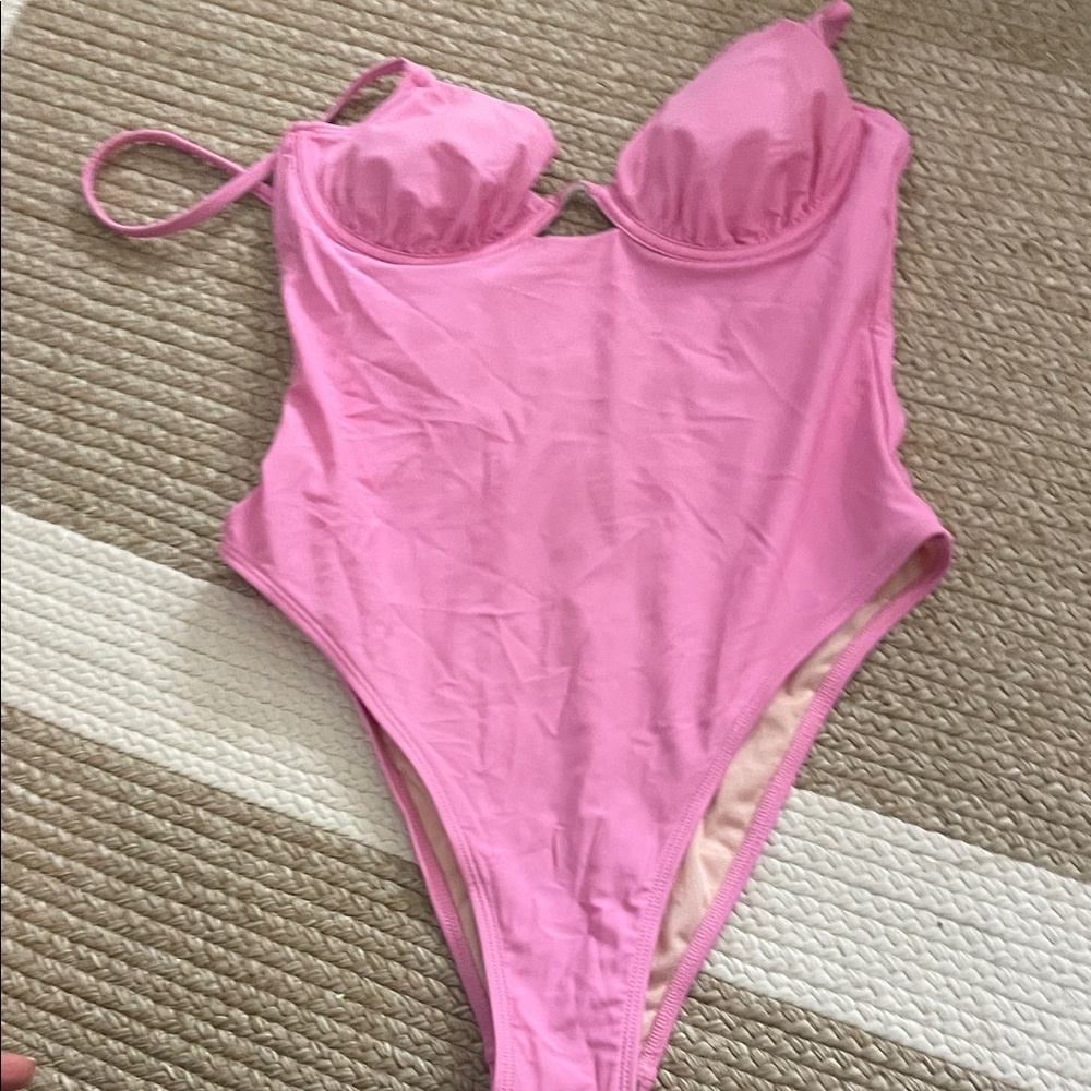 Pink One Piece Swimsuit
